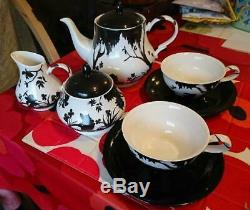 Snow White Seven Dwarfs Bambi Tea pot & Mug cup & Cake dish & Saucer Family set