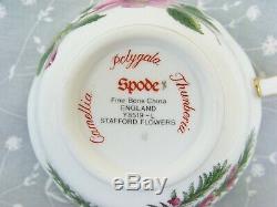 Spode bone china STAFFORD FLOWERS teacup and saucer set