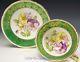 Stanley Pansies Pattern Tea Cup And Saucer Set Gold Gilt Signed Robinson