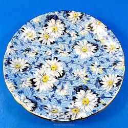 Stunning and Rare Blue Daisy Chintz Shelley Tea Cup and Saucer Set