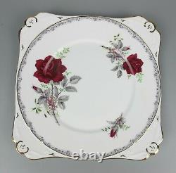 Superb vtg Royal Stafford Roses To Remember Tea Set Service 10 x cups plates etc