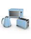 Swan retro microwave set toaster kettle eco cordless blue cup of tea in minutes