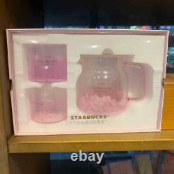 Taiwan Starbucks Limited 2021 Sakura Cherry Blossom Tea Pot Cup Set New