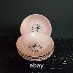 Taylor Smith Taylor 19pc Pink Dwarf Pine Dinner Dessert Bread Tea Cup Plate Set