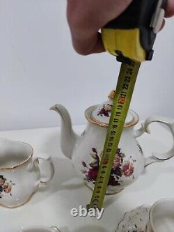 Tea Set Saucer Coffee And Porcelain Cups Gift Classic English Design 15PCS