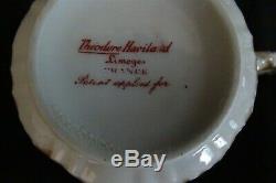 Theodore Haviland Limoges France Schleiger 330 Set of 12 Tea Cups & 9 Saucers