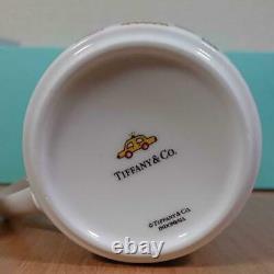 Tiffany & Co Bone China 5th Avenue Coffee Tea Mug Cup 2pcs Set With Gift Box New