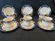 Tiffany & Co Lenox Tea Cup and Saucer Set Of 6. Signed and stamped