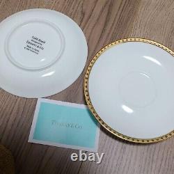 Tiffany Home & Accessories Collection Gold band Tea Cup & Saucer set JAPAN LTD