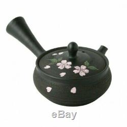 Tokoname yaki Kyusu Tea pot and cup set Gyokko paint Sakura Japan withbox japan