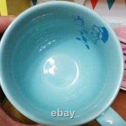 Tokyo Disneyland Alice in Wonderland Tea Party Mug Cup set Rare Discontinued