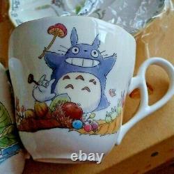 Totoro mug set Noritake Plate set Ghibli rare tea coffee cup
