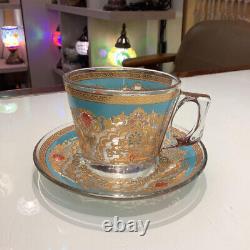 Turkish Tea Cups & Saucers (Set of 5)