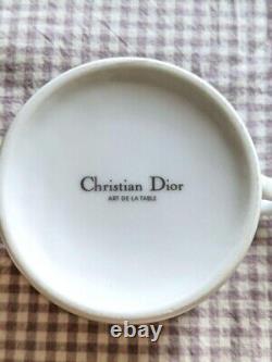 Used Christian Dior 2 Cups & 2 Saucers Set MILLY-LA-FORET No Box