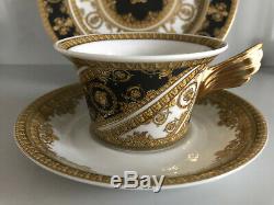 VERSACE I love Baroque SET 3pcs TEA CUP & SAUCER DESSERT 25 YEARS Rosenthal