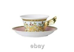 Versace Butterfly Garden Tea Cup & Saucer Set of 6