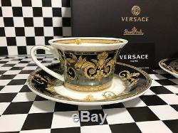 Versace Tea Cups Coffee Cup Set 2/2 Coffee Mug Rosenthal Prestige Gala Le Bleu