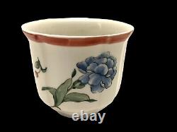 Villeroy & Boch Jardin d'Alsace Fleur Set Of 5 Cup And Saucer Floral Bone China