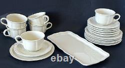 Villeroy & Boch MANOIR 19-piece Tea Cup/Saucer/Cake Plate/Platter Set Perfect