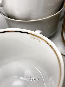 Vintage German Bavarian Schumann Arzberg Tea Cup & Saucers Set 8 Cups 8 Saucers