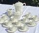 Vintage Limoges Chatres Sur Cher Fine Porcelain Tea/Coffee Service 10 Place Set