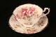 Vintage Paragon Bone China Pink Rose & Gold Trim Rosebud Tea-Cup & Saucer Set