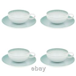 Vista Alegre Venezia Porcelain Tea Cup & Saucer, Set of 4