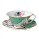 Wedgwood Butterfly Bloom Butterfly Posy Teacup & Saucer Set of 4