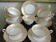 Wedgwood Florentine Gold England Set Of 10 Tea Cup And Saucer