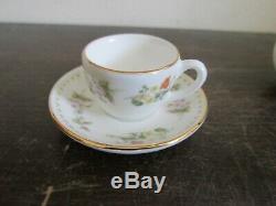 Wedgwood Miniature Set Tray Tea Coffe Pot Cup And Saucer Creamer Sugar Bowl Mint