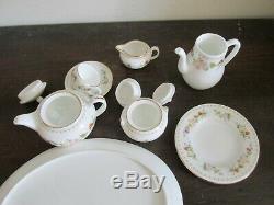 Wedgwood Miniature Set Tray Tea Coffe Pot Cup And Saucer Creamer Sugar Bowl Mint