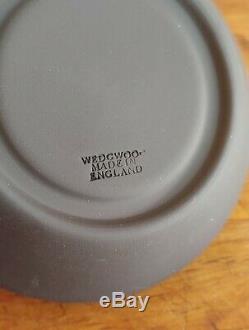 Wedgwood Vintage Black Basalt Cup & Saucer Set with Tea Pot