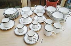 Wedgwood'amherst' Dinner Set Fine Bone China Soup Plate Coffee Cup Tea Service