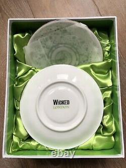 Wicked the Musical 10th Anniversary Tea Cup & Saucer Set- Very RARE Collectable