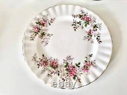 X 8 Royal Albert Lavender Rose Tea Cups Saucers Plates Cream Jug Sugar Dish Set